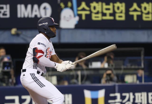 두산 베어스 새 외국인 타자 세베리노. /사진=두산 베어스 제공