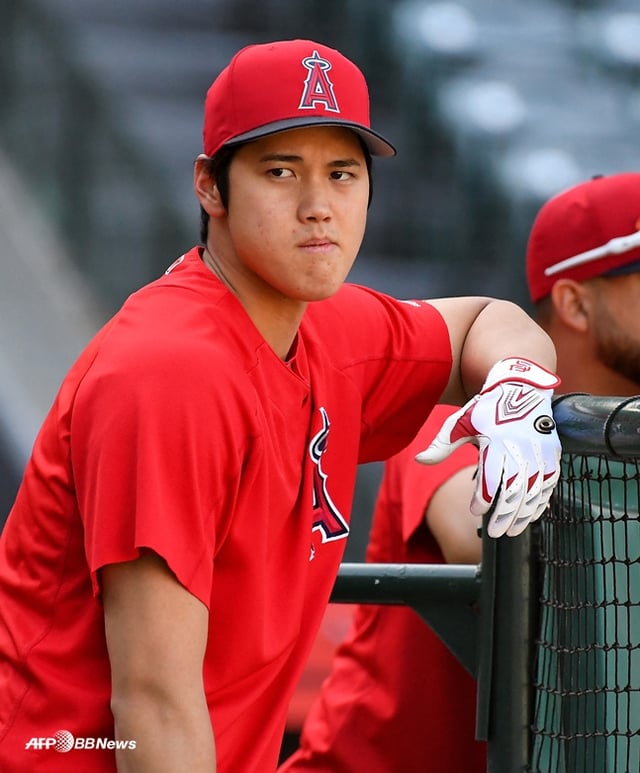 Imagen de Ohtani durante su temporada de novato en la MLB en 2018. /AFPBBNews=NEWS1