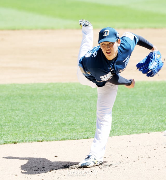 NC Dinos' Shin Young-woo. /Photo=Senior reporter Kang Young-jo