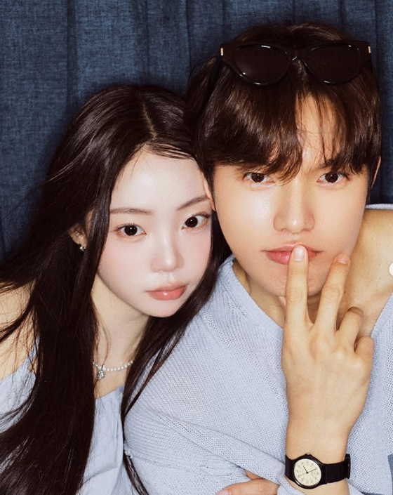 Kwak Min-kyung (left), Shin Seung-yong /Photo=Kwak Min-kyung SNS