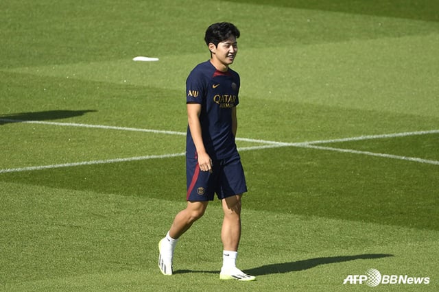 Lee Kang-in tại PSG. /AFPBBNews=NEWS1