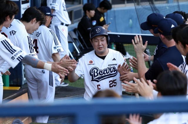 斗山ベアーズのヤン·ウィジ。 /写真=斗山ベアーズ提供