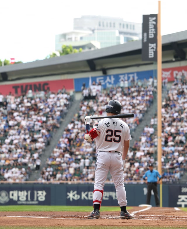 斗山ベアーズのヤン·ウィジ。 /写真=斗山ベアーズ提供