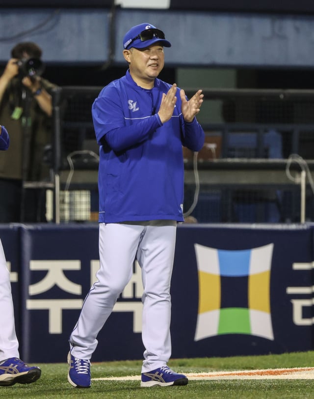 Samsung Lions manager Park Jin-man. /Photo=Samsung Lions provided