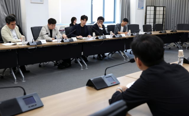 The 4th Meeting of the K-Football Innovation Committee is underway at the Seoul Hall of the National Museum of Modern and Contemporary Art in Jongno-gu, Seoul on the 27th. /Photo=Ministry of Culture, Sports and Tourism