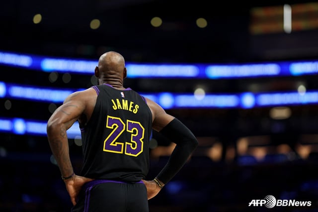 LeBron James. /AFPBBNews=NEWS1