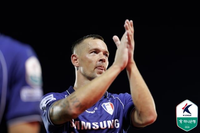 Ilyuchenko, who moved from Suwon Samsung to Hwaseong FC. /Photo=Korea Professional Football League