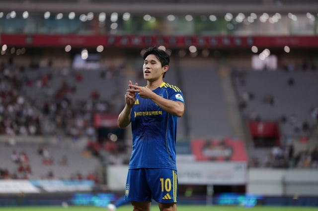 Ulsan HD's Lee Dong-kyung. /Photo=Korea Professional Football League