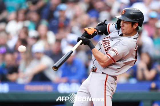 San Francisco Giants outfielder Lee Jung-hoo. /AFPBBNews=NEWS1