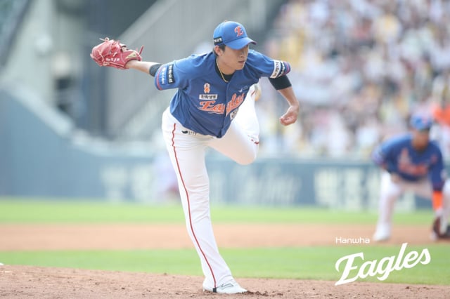 Imagen de Kim Ki-joong durante su etapa con los Hanwha Eagles. /foto=proporcionada por Hanwha Eagles