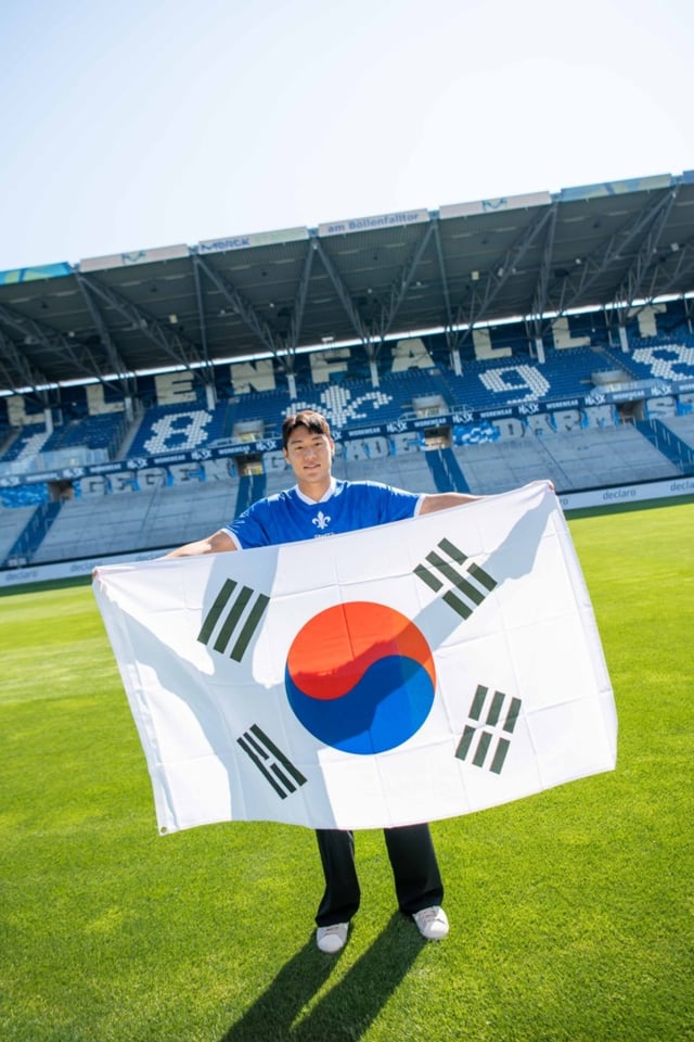 Lee Ho-jae đã chuyển đến SV Darmstadt 98 ở giải 2. Bundesliga Đức. /Ảnh=Chụp từ trang chủ Darmstadt