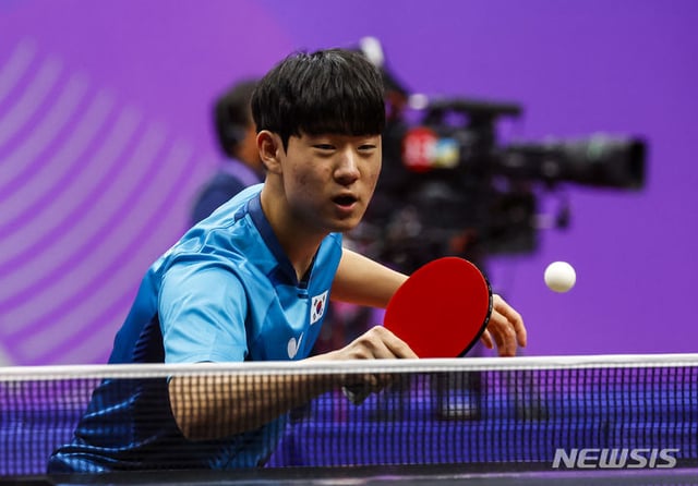 Oh Jun-seong at the 2022 Hangzhou Asian Games. /Photo=NEWS1 provided