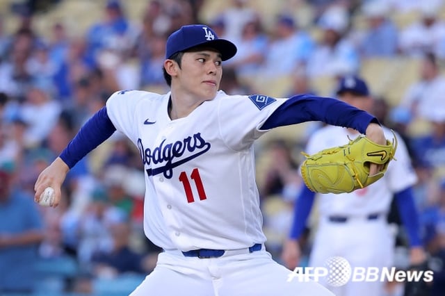 LA Dodgers Roki Sasaki. /AFPBBNews=NEWS1