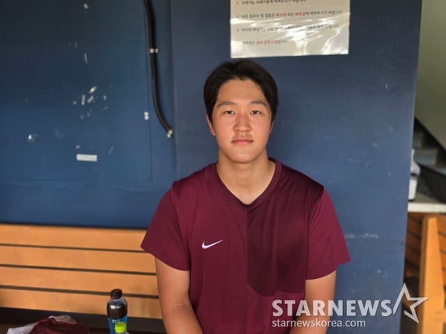 키움 전준표가 29일 잠실 LG전을 앞두고 취재진과 인터뷰를 가졌다. /사진=김동윤 기자