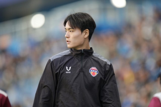 제주 SK를 떠나 바이에른 뮌헨으로 임대 이적하는 2008년생 골키퍼 허재원. /사진=제주 SK 제공