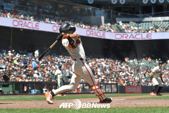 Lee Jung-hoo, jardinero de los San Francisco Giants. /Foto=NEWS1