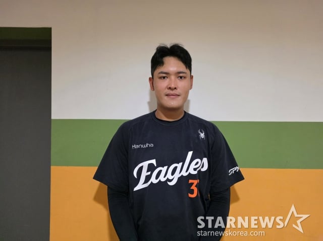 한화 한지윤이 최근 수원KT위즈파크에서 스타뉴스와 만나 인터뷰에 응했다. /사진=김동윤 기자 