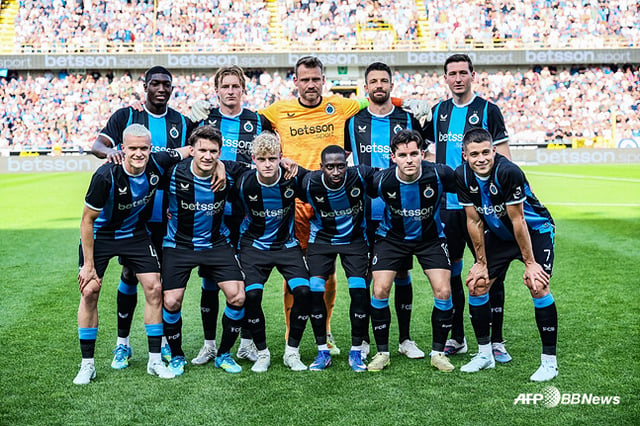 Plantilla del Club Brujas. /Foto=AFPBBNews=News1