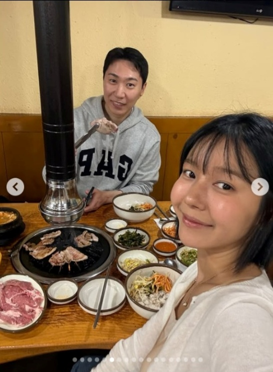 광수와 옥순. /사진=옥순 SNS