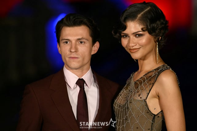 Tom Holland, Zendaya / Photo=AFPBBNews=NEWS1=StarNews