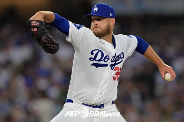 LA Dodgers Cole Irvin. /AFPBBNews=NEWS1