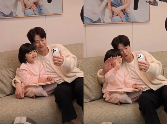 Jung Jun-won (right) and Hwang Bom-i /Photo=Jung Jun-won SNS
