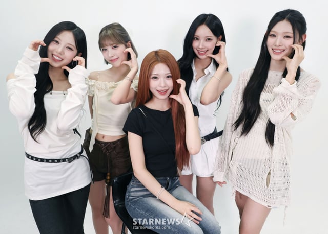 Rescene Rib, May, Jena, Won-i, Minami (từ trái sang) /ảnh=phóng viên Ji Dong-hun