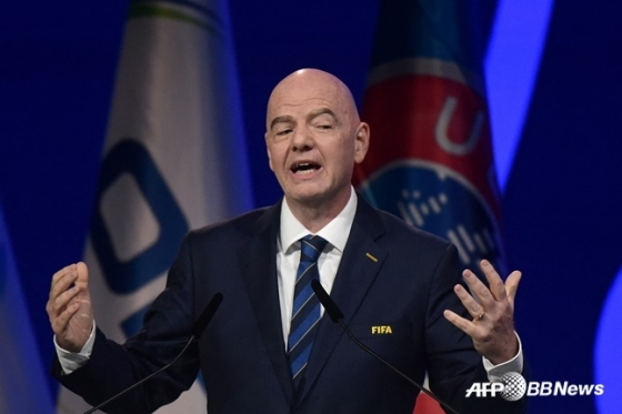 Chủ tịch FIFA Gianni Infantino. /AFPBBNews=NEWS1