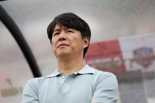 박건하 수원FC 감독. /사진=한국프로축구연맹 제공
