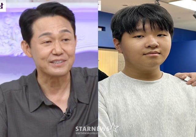 박성웅(왼쪽), 박성웅 아들 /사진=KBS 1TV 방송화면