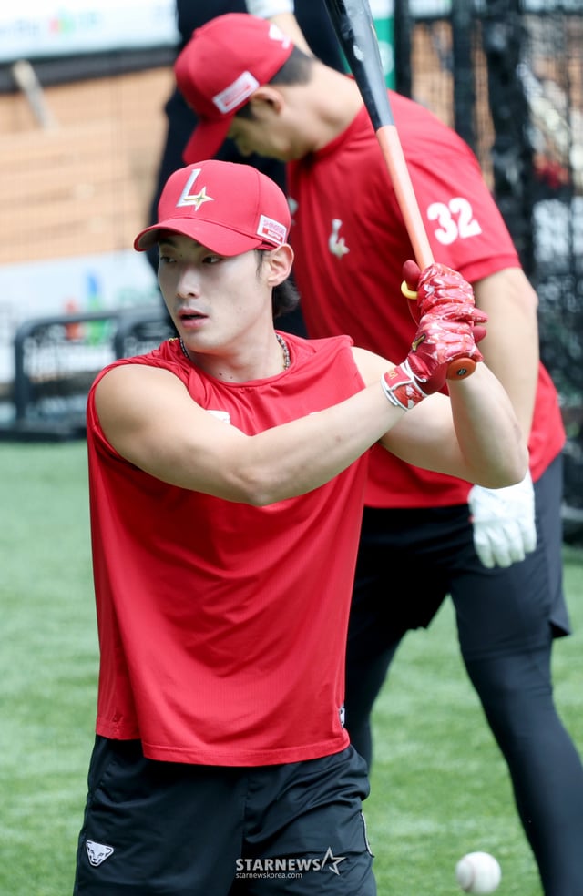 SSG Landers Choi Ji-hoon. /foto=corresponsal jefe Kim Jin-kyung