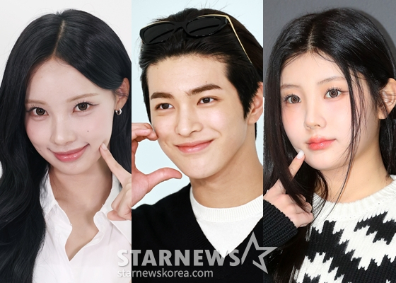 RESCENE Won-i, Curtis Geon-ho, ILLIT Won-hee (from left) /Photo=StarNews DB