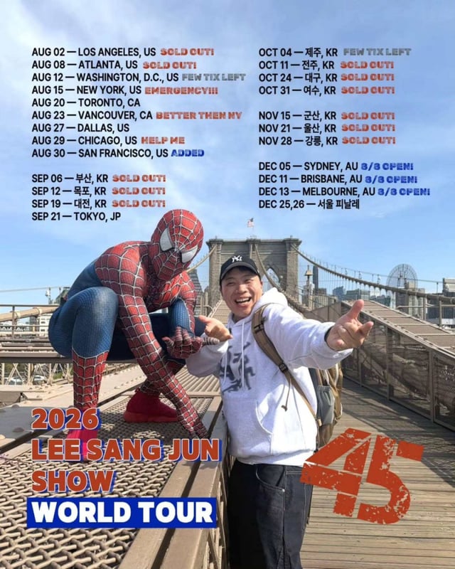 /Photo=Lee Sang-jun SNS