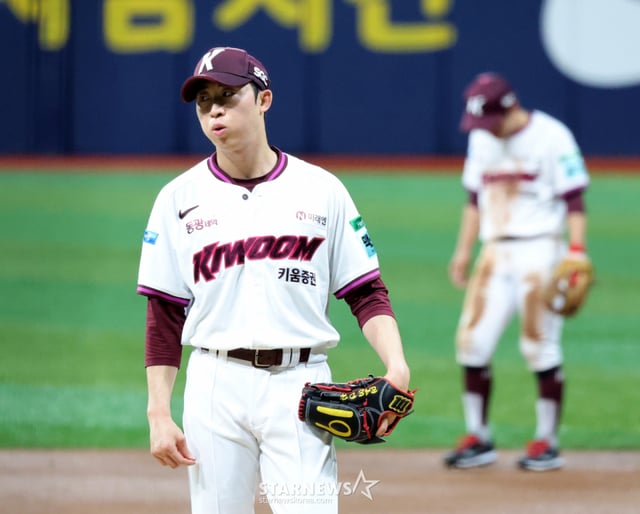 キウムの右腕投手ペ·ドンヒョン。 /写真=姜永祚(カン·ヨンジョ)先任記者