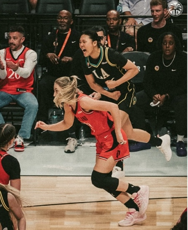 Roaring Park Ji-hyun. /Photo=LA Sparks SNS