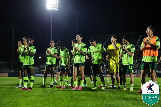 Gimpo FC players. /Photo=Korea Professional Football League
