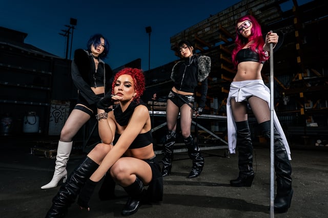 GIRLSET 'CHAT' 단체/사진제공=JYP America