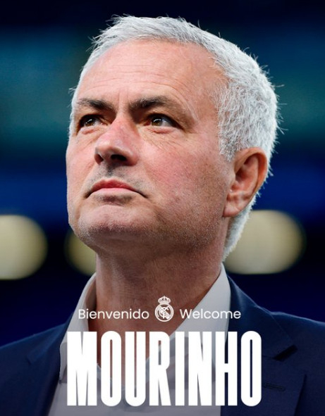 Jose Mourinho. /Photo=Screenshot from Real Madrid official SNS