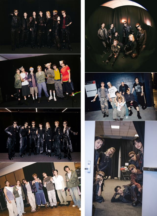 Before (left) and after (right) the change in '#Today's Bangtan' photos