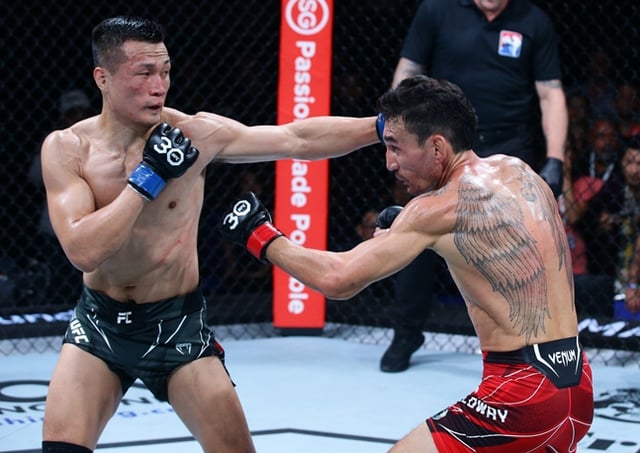その試合を最後にチョン·チャンソンは引退した。 /写真=UFC