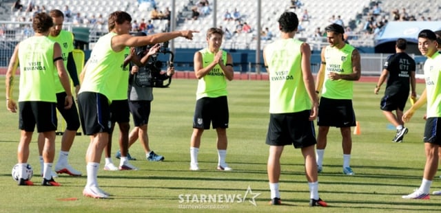 Atletico Madrid's open training session. /Photo=Senior reporter Kang Young-jo.