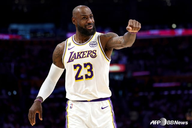 LeBron James. /AFPBBNews=NEWS1