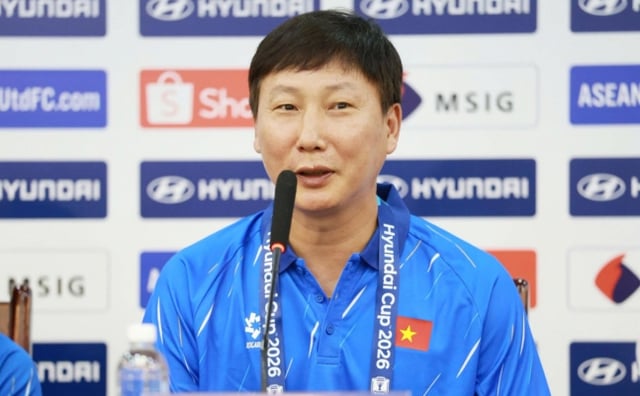 Coach Kim Sang-sik of the Vietnam national football team. /Photo=Vietnam Football Federation