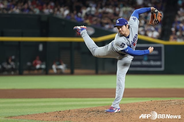 LA Dodgers Shohei Ohtani. /AFPBBNews=NEWS1