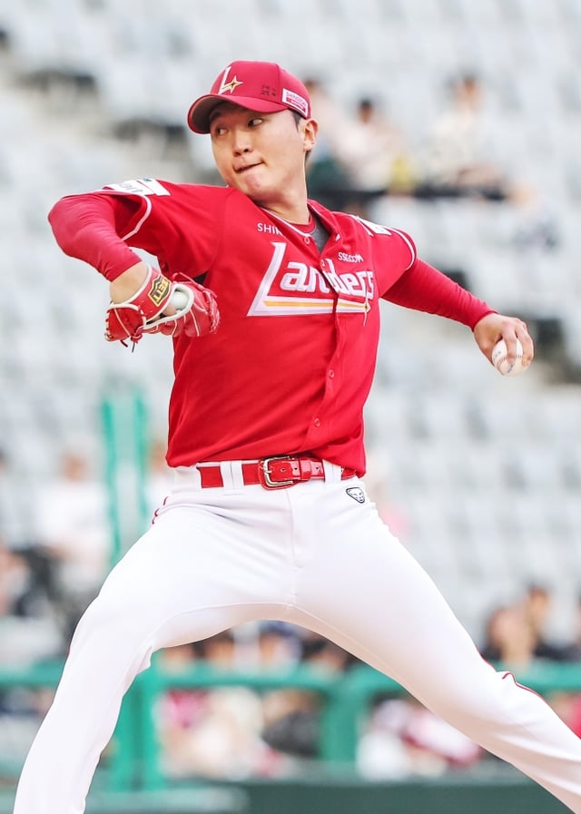 SSG 랜더스 투수 김민준. /사진=SSG 랜더스 제공