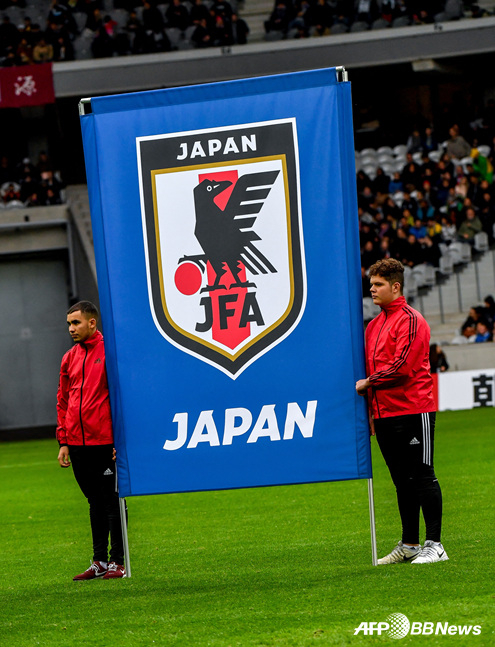 日本サッカー協会のロゴ。/AFPBBNews=ニュース1