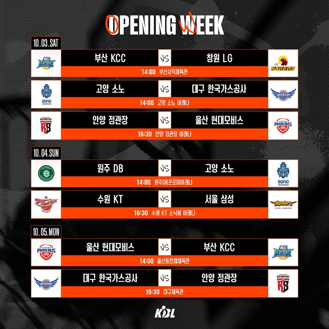 KBL 오프닝 위크. /사진=KBL 제공