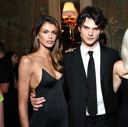 Kaija Gerber y Homer Gerber se conocieron en el estreno de 'The Shards' / AFPBBNews=NEWS1