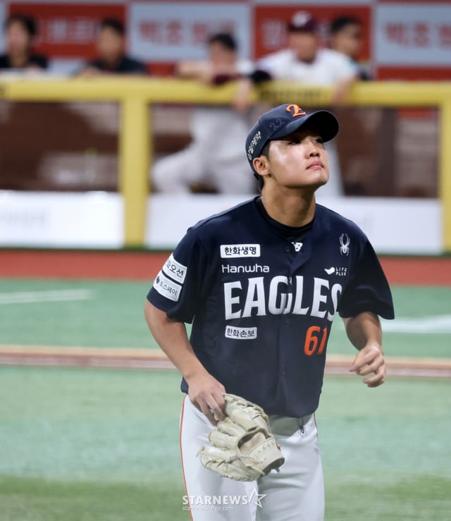 Hanwha Eagles Jung Woo-ju. /Ảnh=phóng viên cao cấp Kang Young-jo
