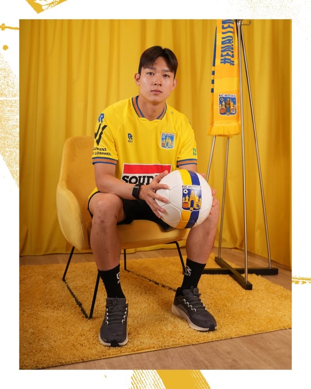 Yang Min-hyeok, who has left England's Premier League club Tottenham to join Belgium's KVC Westerlo on loan. /Photo=Screenshot from KVC Westerlo official website